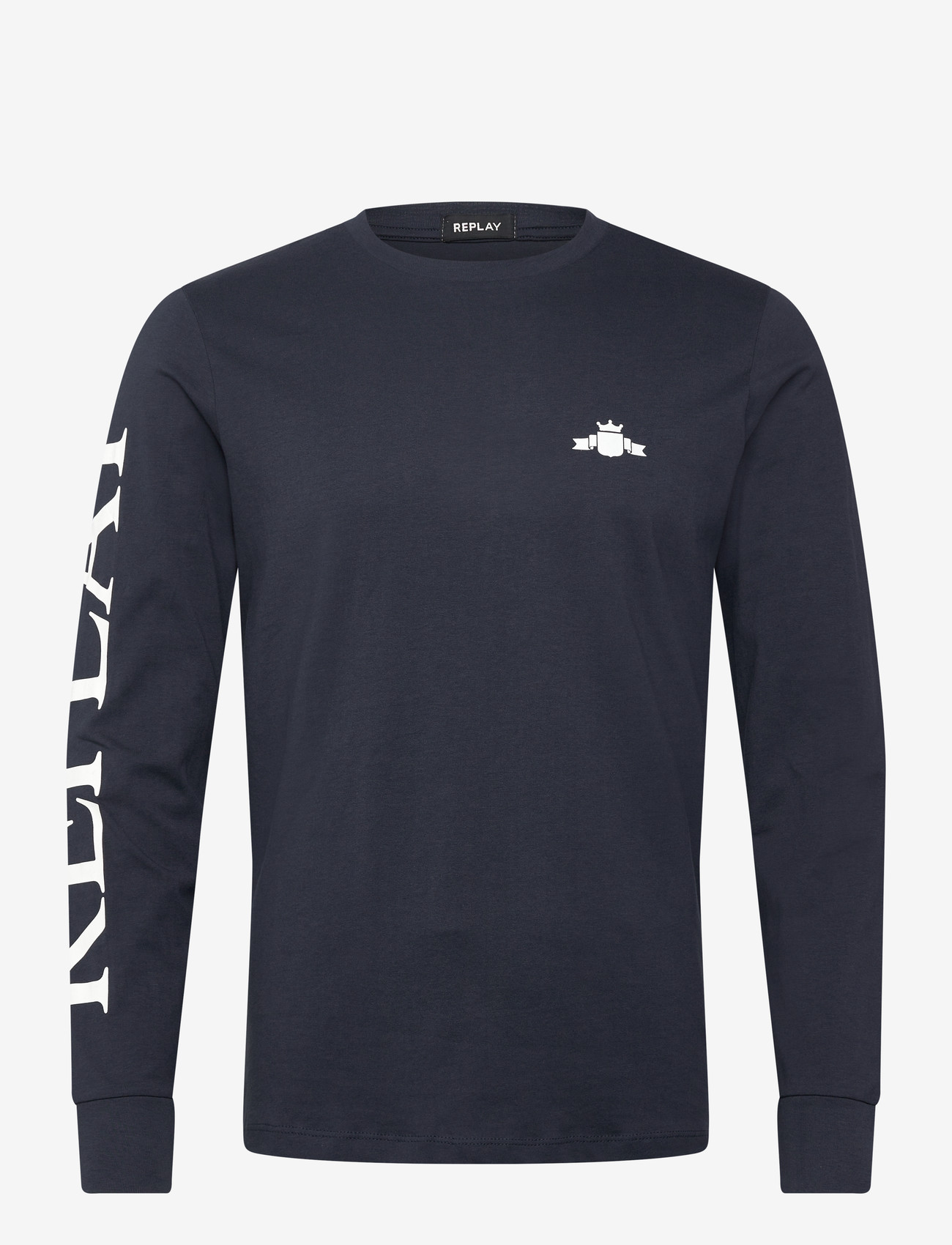Replay - Long-sleeved t-shirt REGULAR - pikkade varrukatega t-särgid - navy - 0