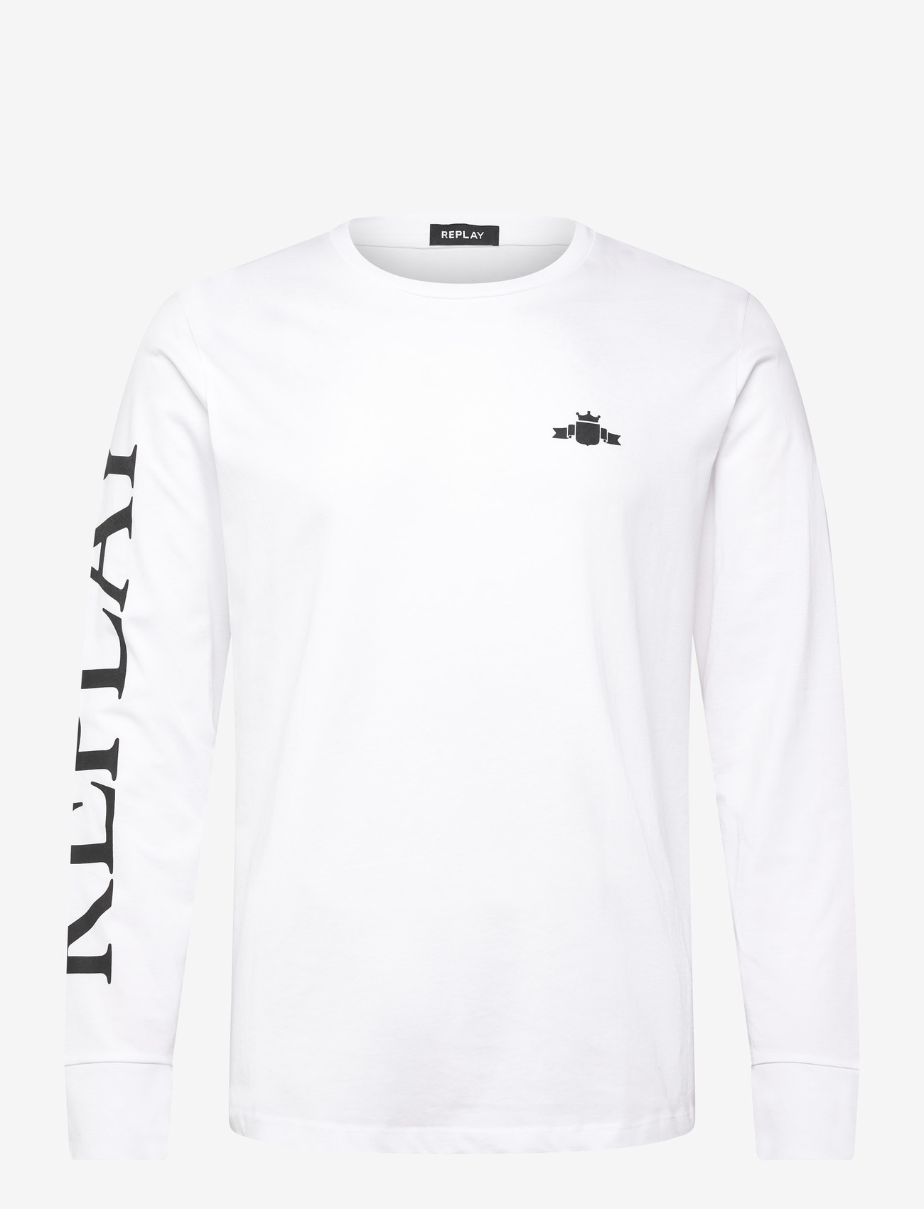 Replay - Long-sleeved t-shirt REGULAR - pikkade varrukatega t-särgid - white - 0