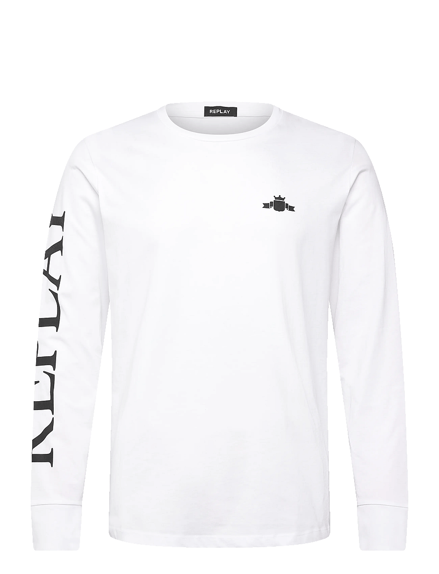Replay - Long-sleeved t-shirt REGULAR - langärmelig - white - 0