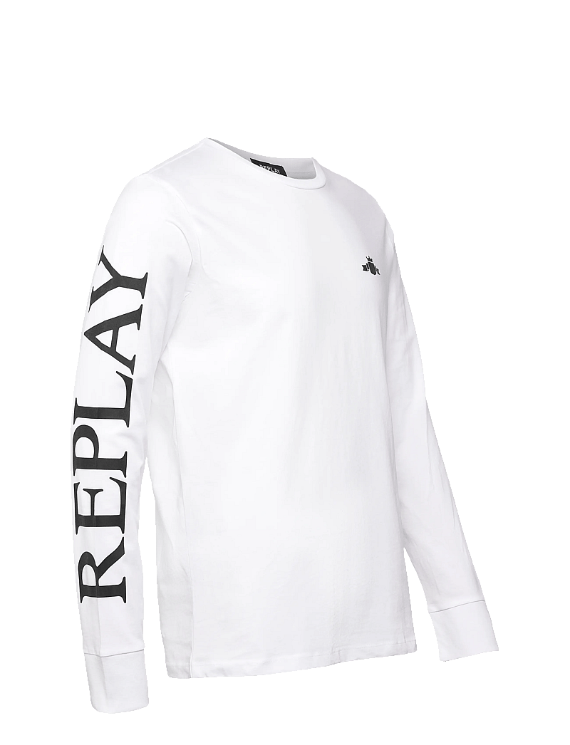 Replay - Long-sleeved t-shirt REGULAR - pikkade varrukatega t-särgid - white - 1