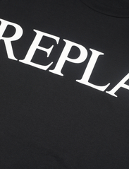 Replay - T-Shirt REGULAR PURE LOGO - madalaimad hinnad - black - 2