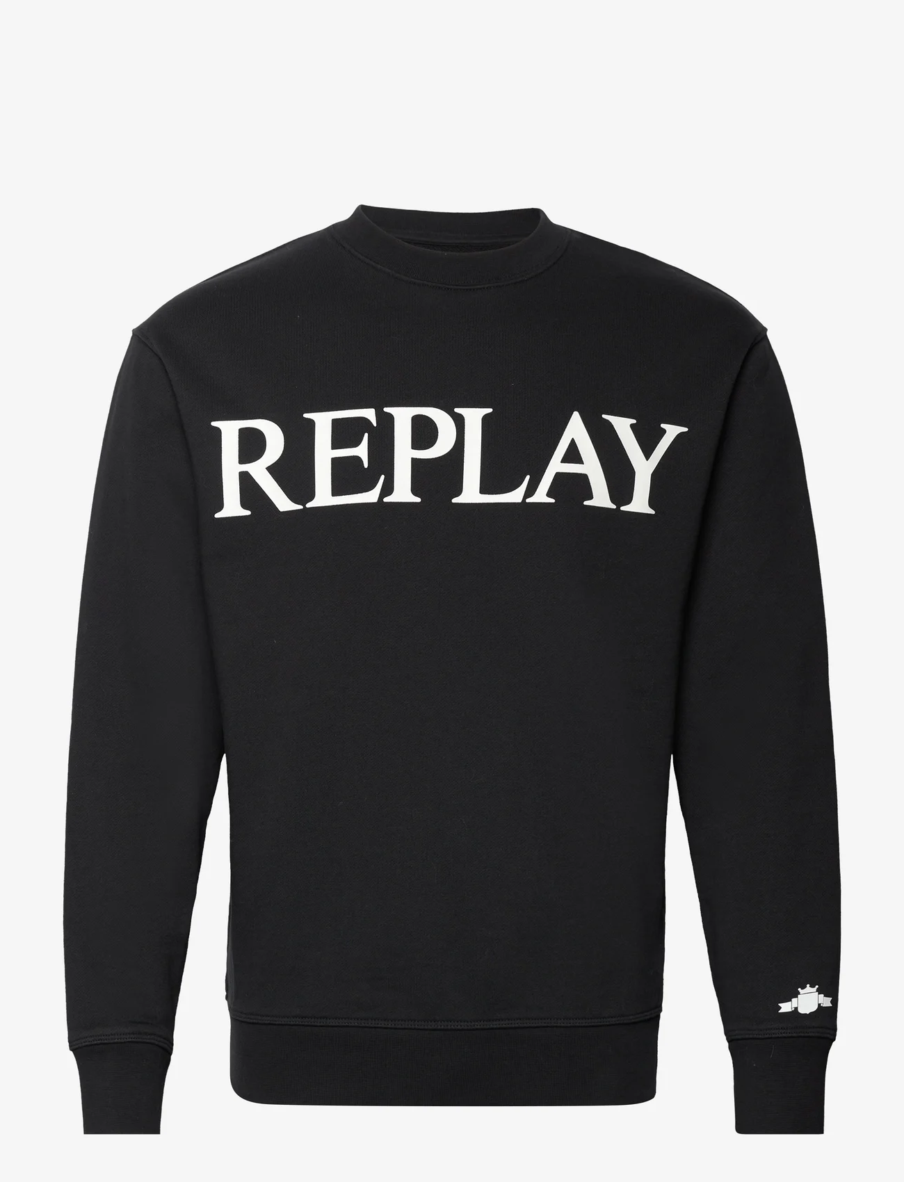 Replay - Sweater REGULAR PURE LOGO - truien - black - 0