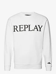Replay - Sweater REGULAR PURE LOGO - truien - white - 0