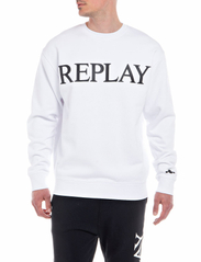 Replay - Sweater REGULAR PURE LOGO - truien - white - 2