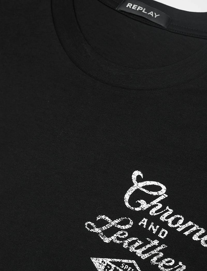 Replay - T-Shirt REGULAR - kurzärmelig - black - 2