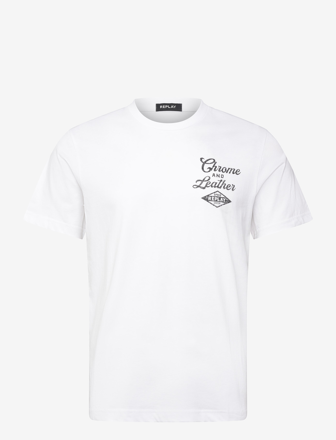 Replay - T-Shirt REGULAR - kortærmede t-shirts - white - 0