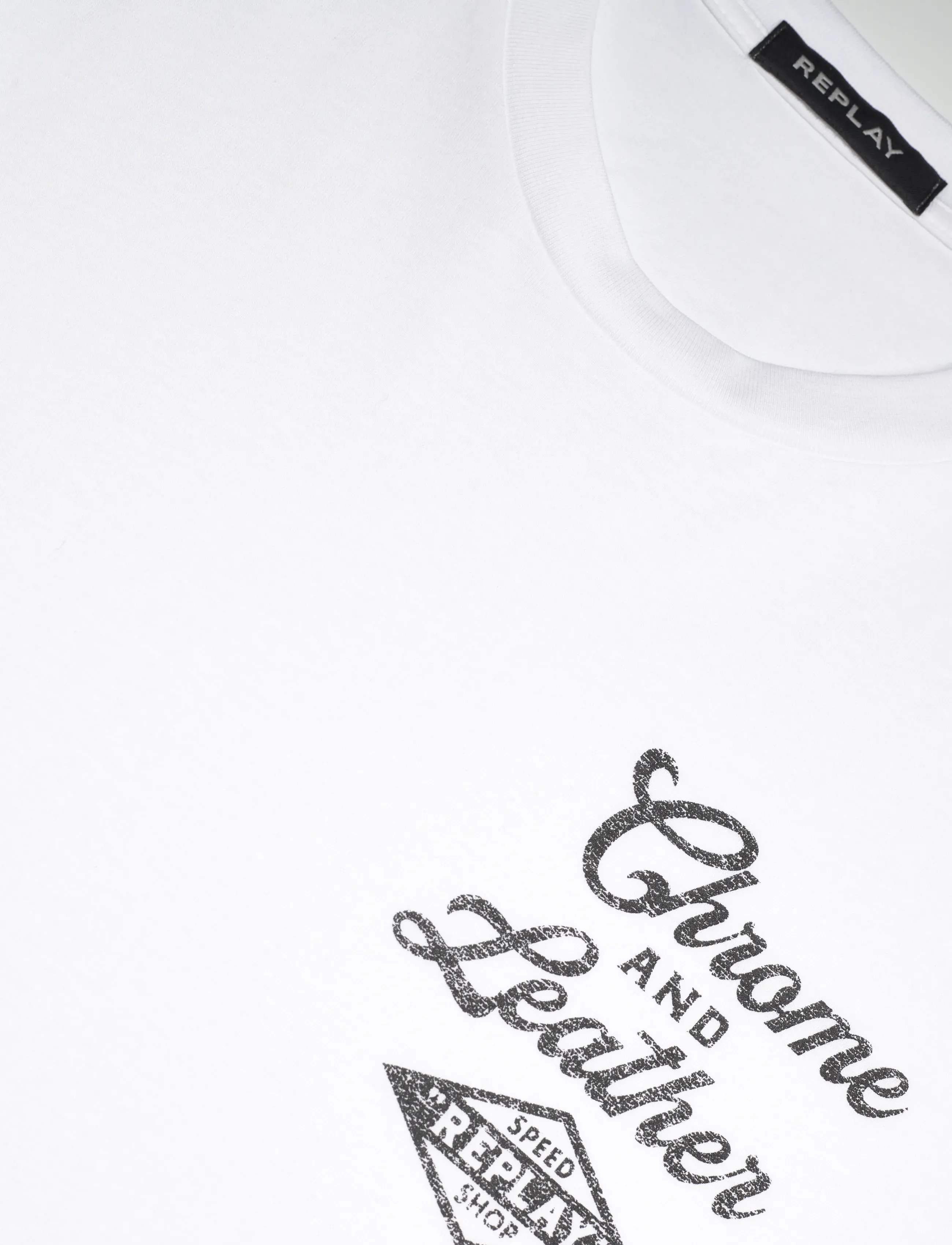 Replay - T-Shirt REGULAR - short-sleeved t-shirts - white - 2