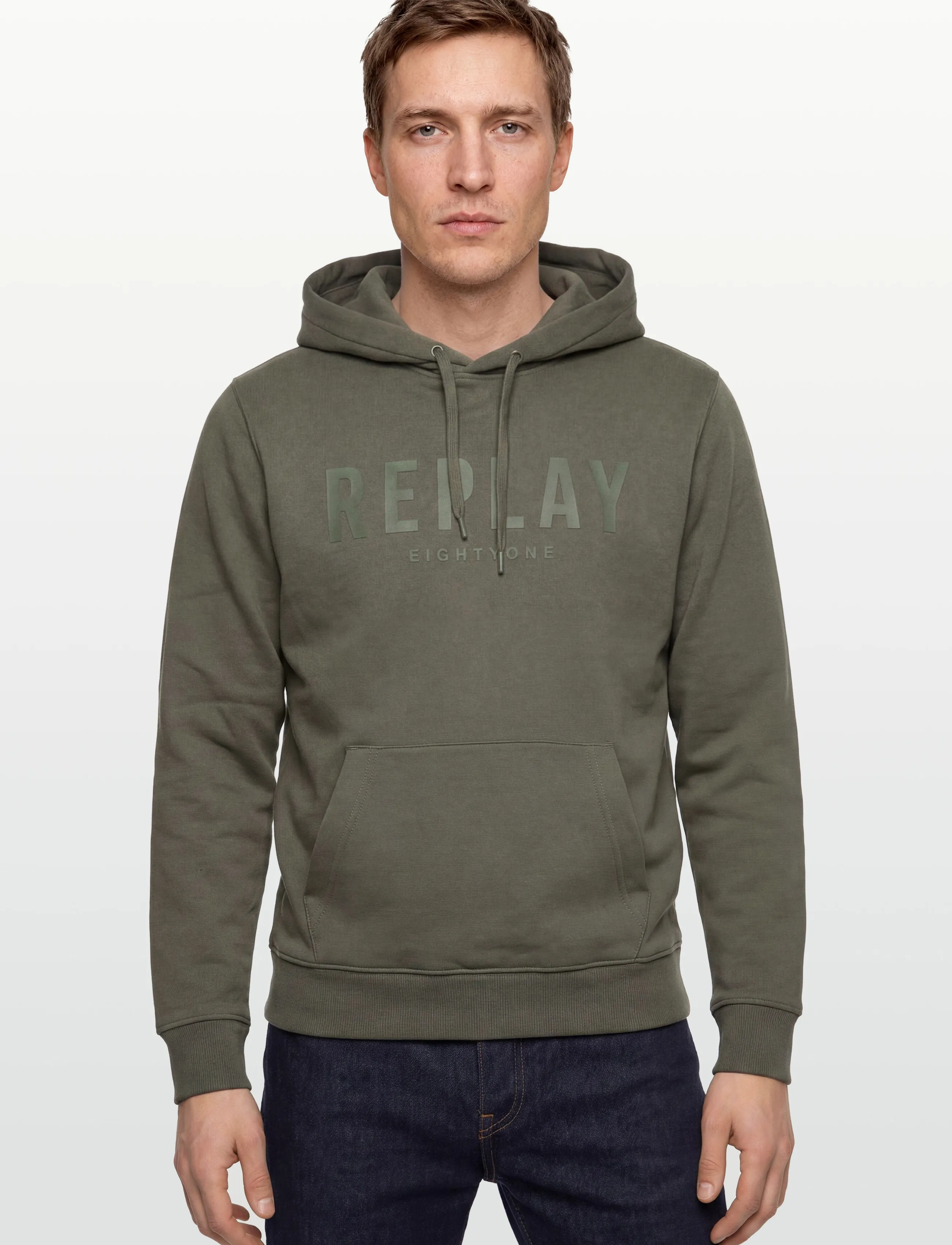 Replay - Jumper REGULAR - hættetrøjer - khaki green - 3