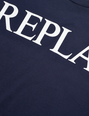 Replay - T-Shirt REGULAR PURE LOGO - kurzärmelige - blue - 4