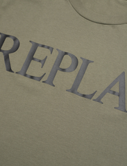 Replay - T-Shirt REGULAR PURE LOGO - laagste prijzen - khaki green - 4