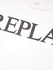 Replay - T-Shirt REGULAR PURE LOGO - kortärmade t-shirts - white - 4