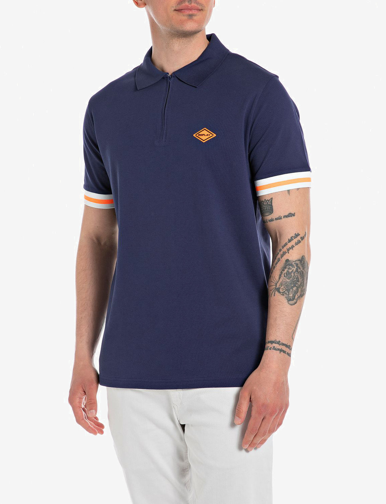 Replay - Polo REGULAR - navy - 5