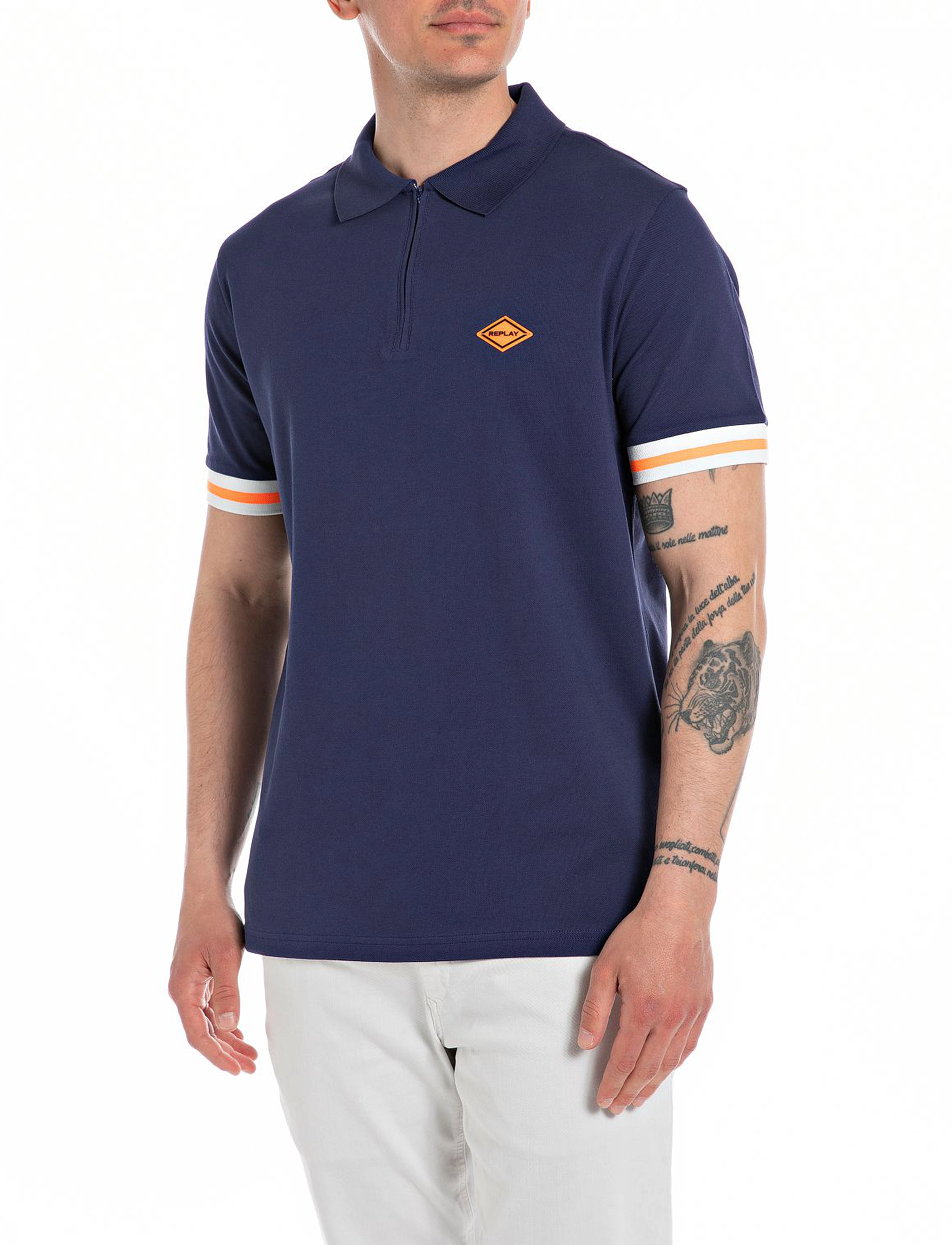 Replay - Polo REGULAR - navy - 5