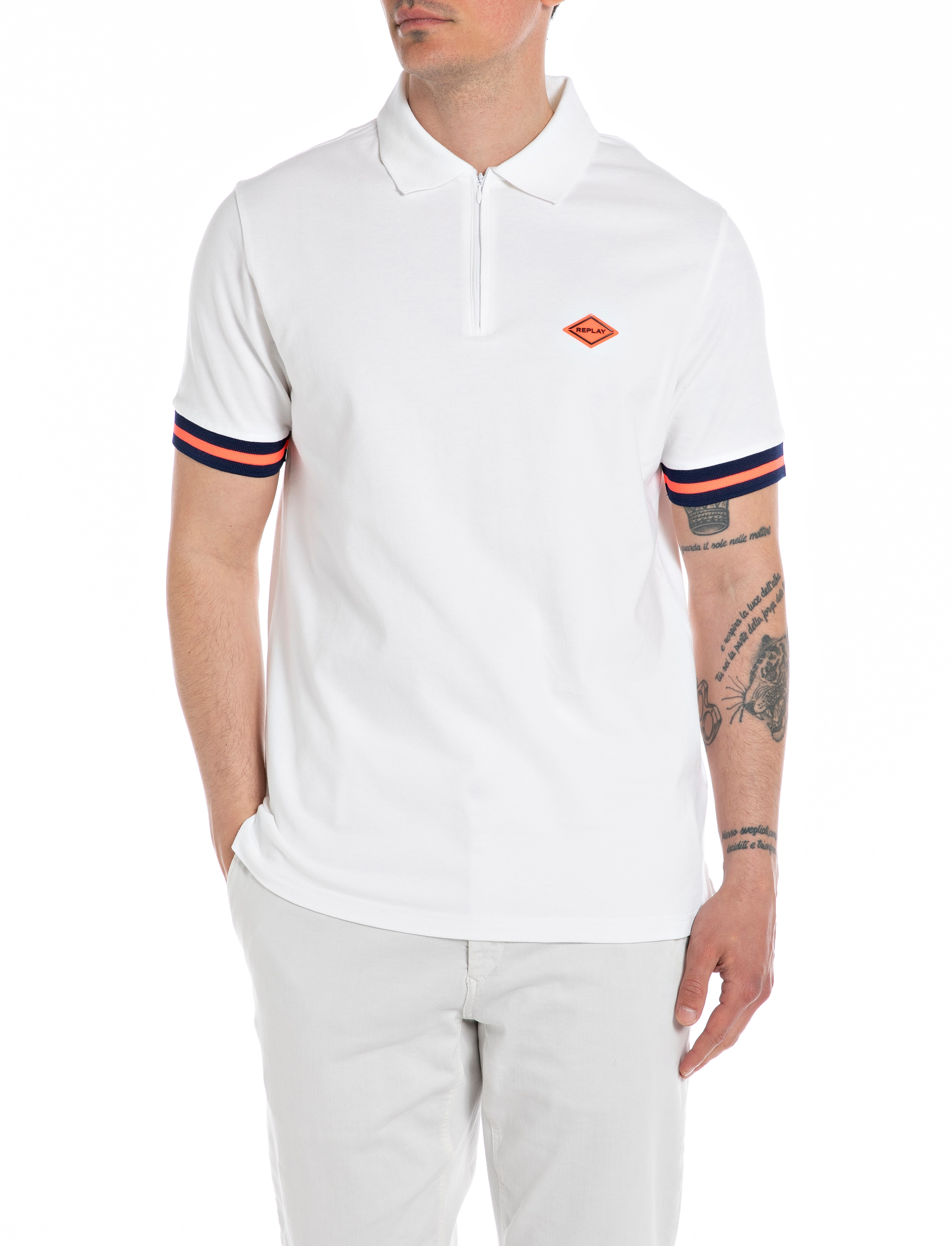 Replay - Polo REGULAR - white - 3