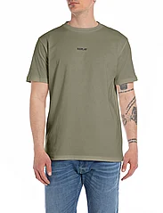 Replay - T-Shirt REGULAR - basic t-shirts - khaki green - 2
