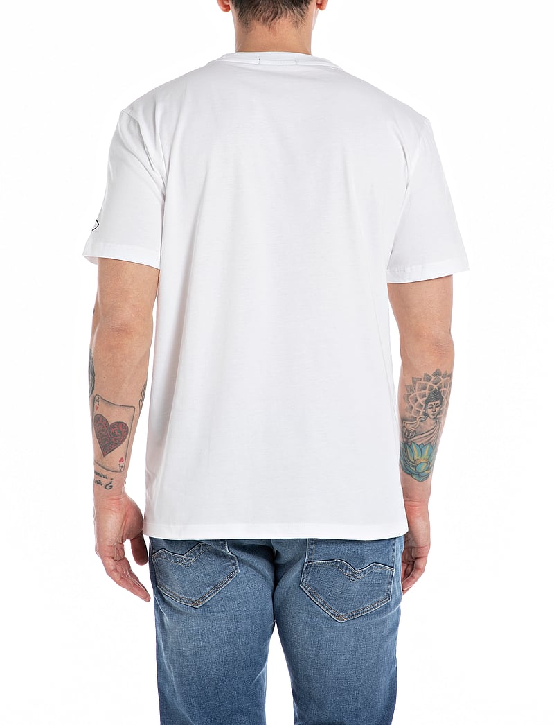 Replay - T-Shirt REGULAR - lühikeste varrukatega t-särgid - white - 3