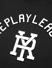 Replay - T-Shirt REGULAR - lühikeste varrukatega t-särgid - black - 2