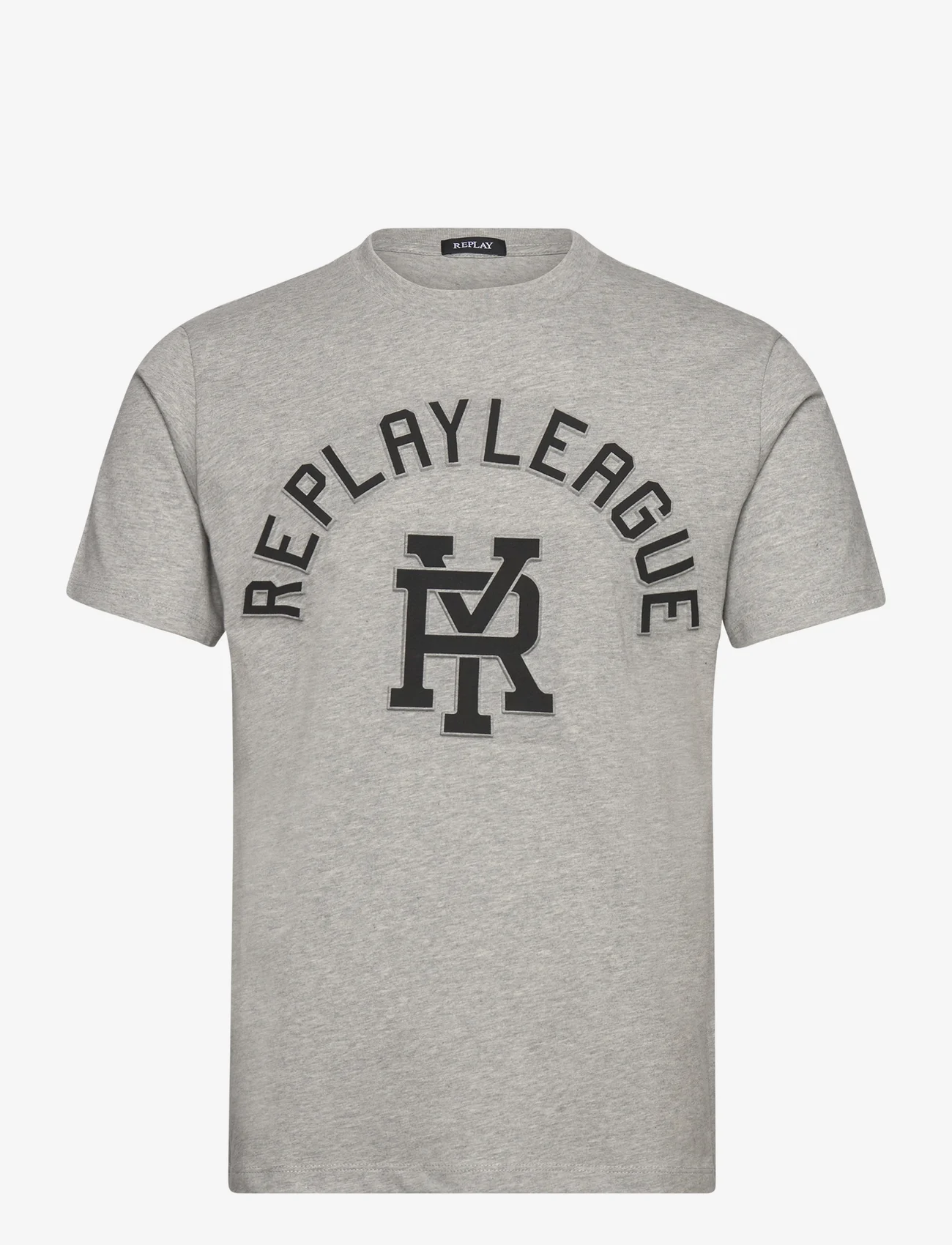 Replay - T-Shirt REGULAR - kurzärmelige - grey - 0