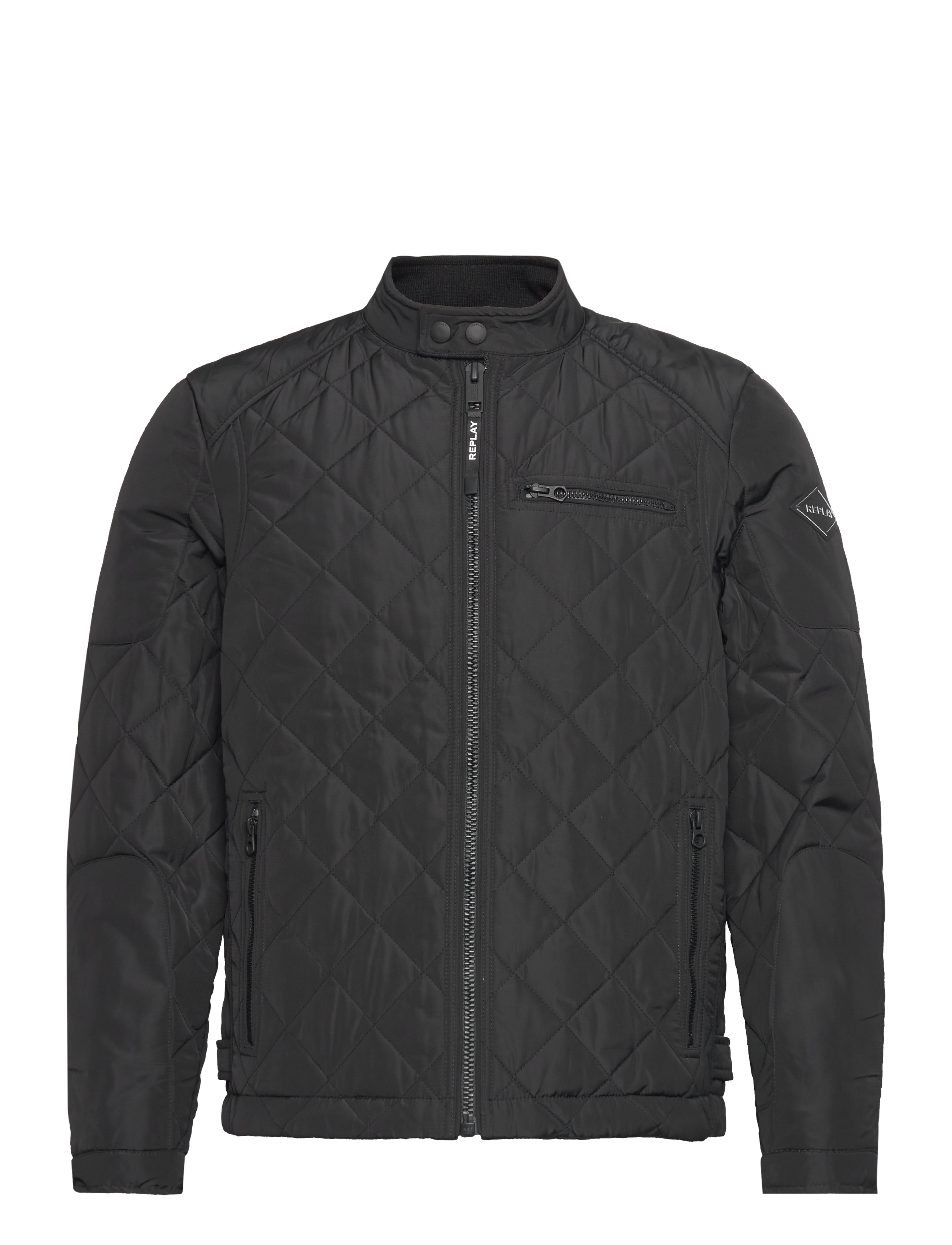 Replay Jacket Regular, M, Jackets, Schwarz - Quilted Männerswear