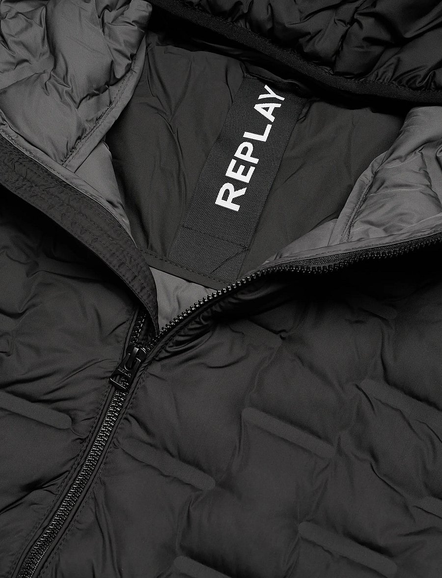 Replay - Jacket REGULAR_SLIM - sügisjoped - black - 5
