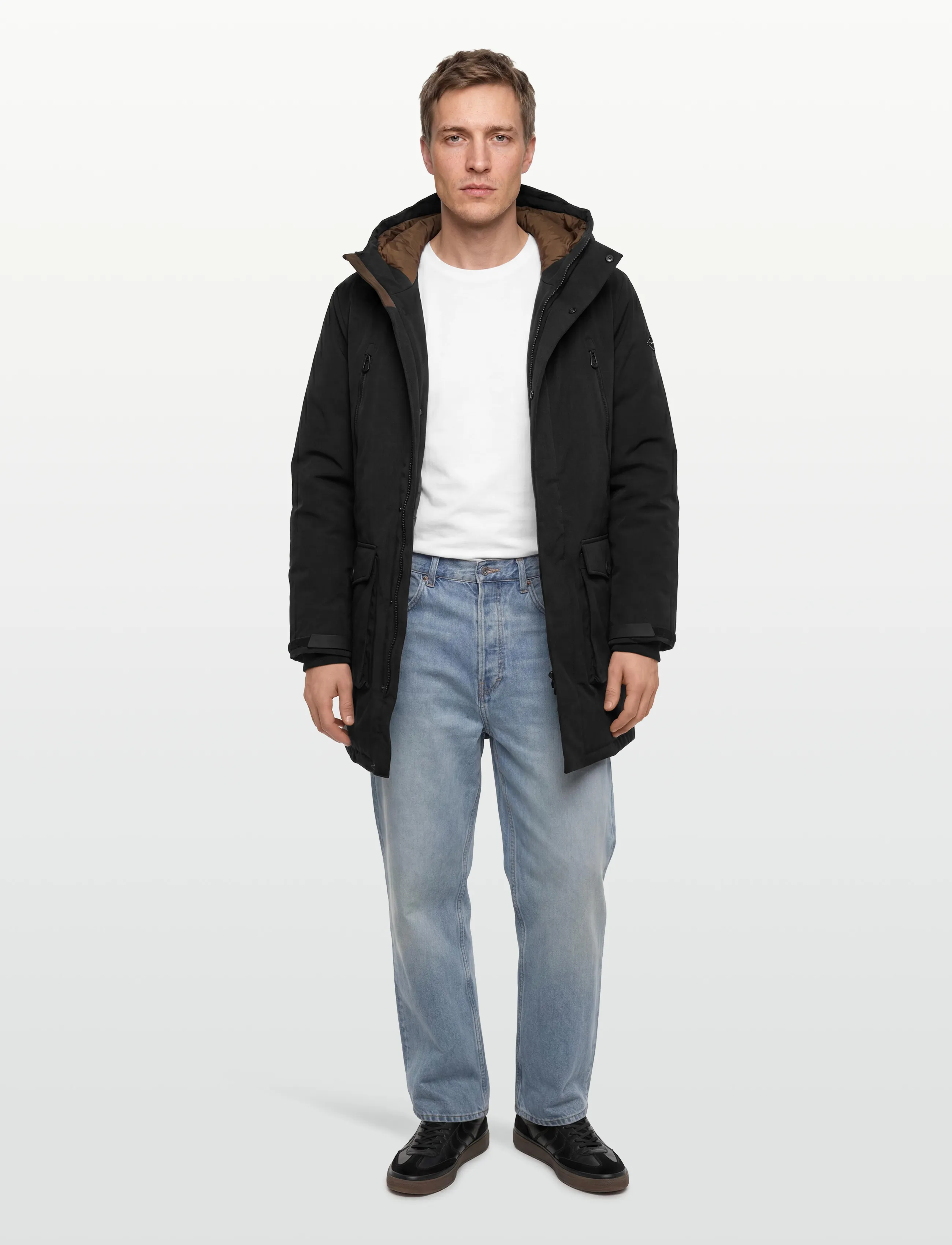 Replay Jacket Relaxed, M, Jackets, Schwarz - Padded Männerswear