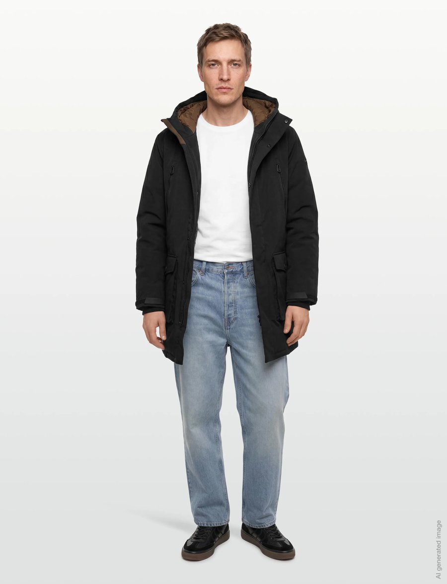 Replay - Jacket RELAXED - parkas - black - 0