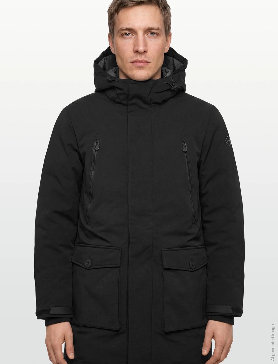 Replay - Jacket RELAXED - parkas - black - 3