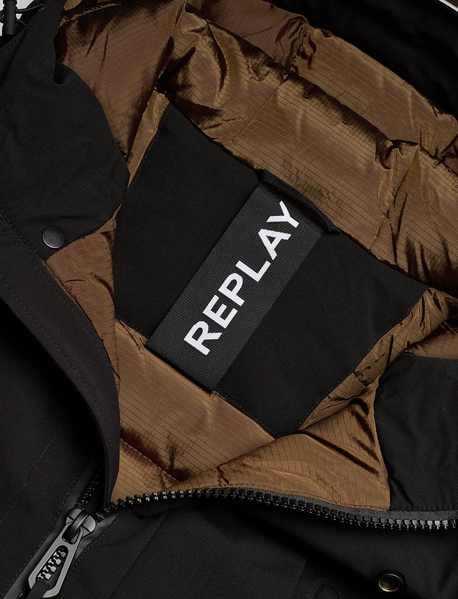 Replay - Jacket RELAXED - parkas - black - 2