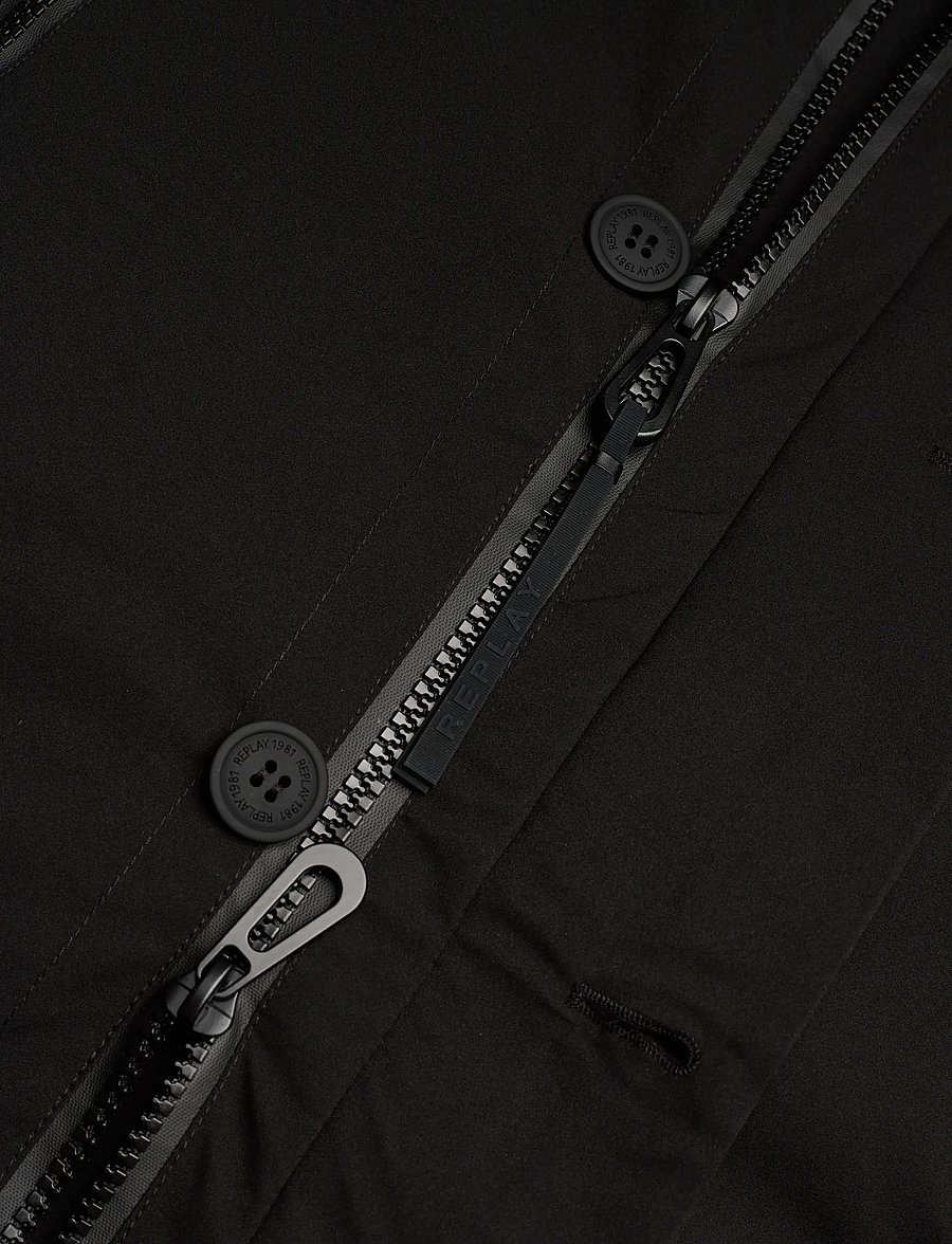 Replay - Jacket RELAXED - parkas - black - 3