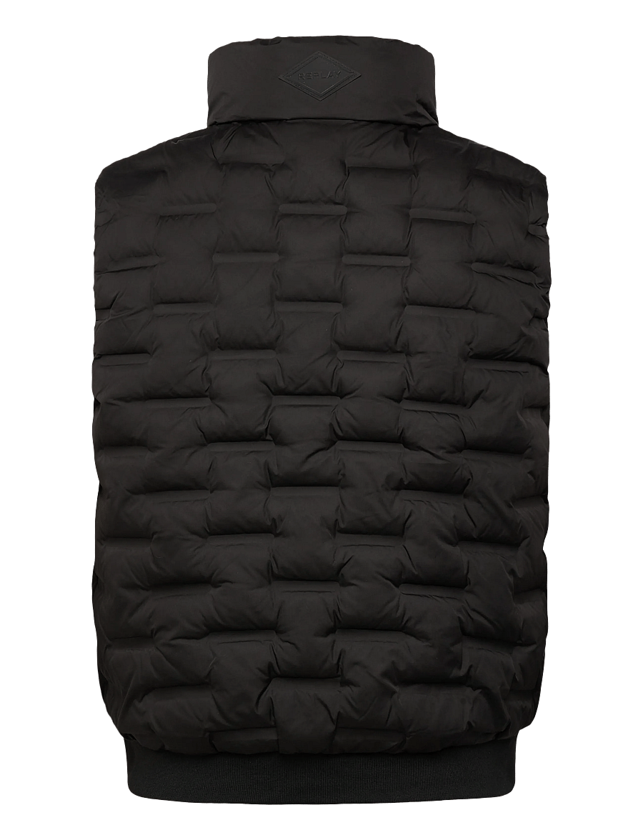 Replay - Gilet REGULAR - westen - black - 2