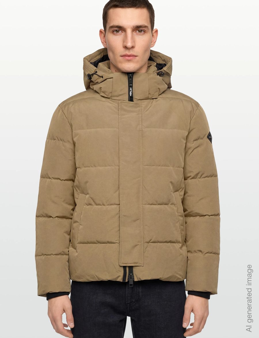 Replay - Jacket COMFORT - daunenjacken - brown - 3