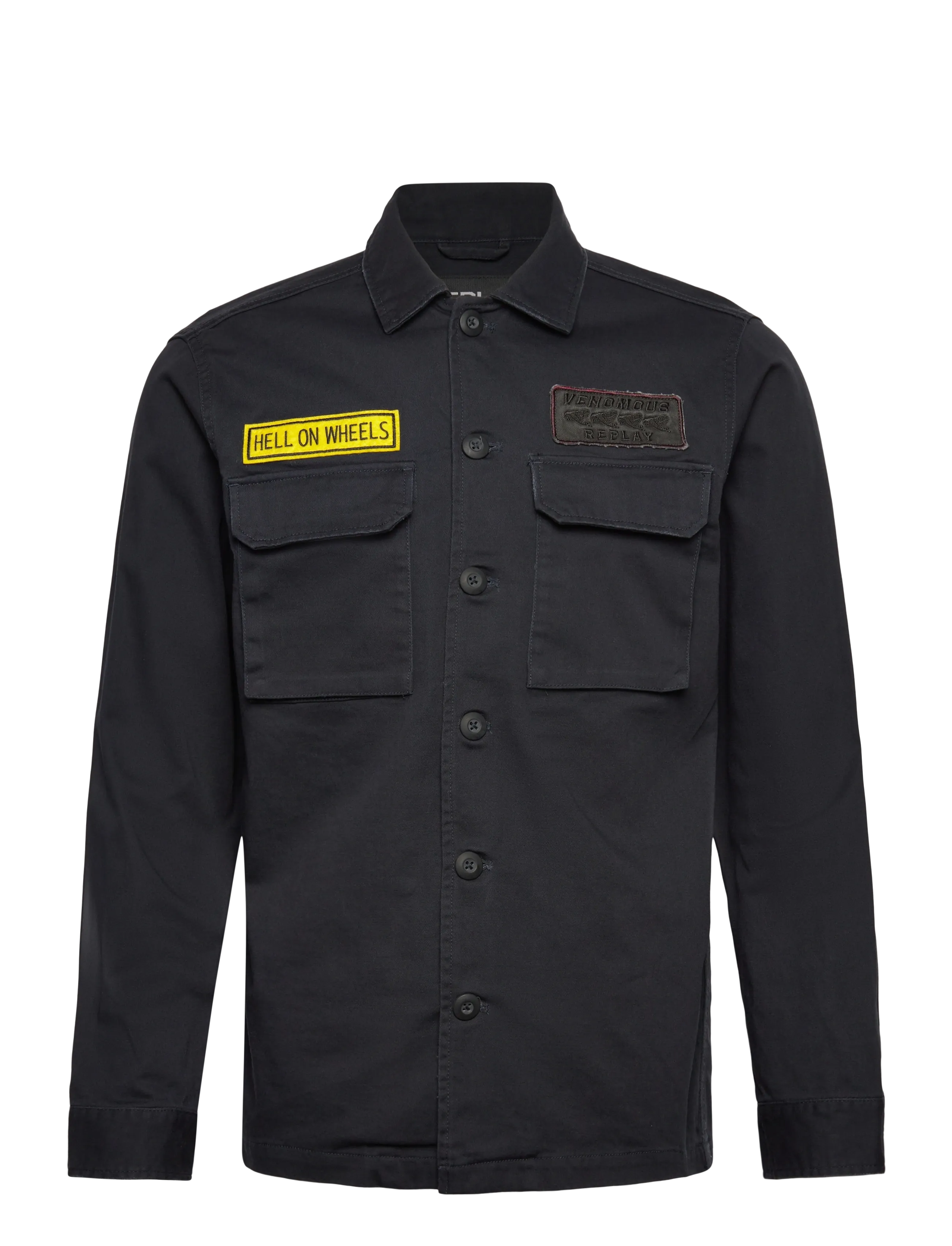 REPLAY Jacke Regular Schwarz - L - Herren