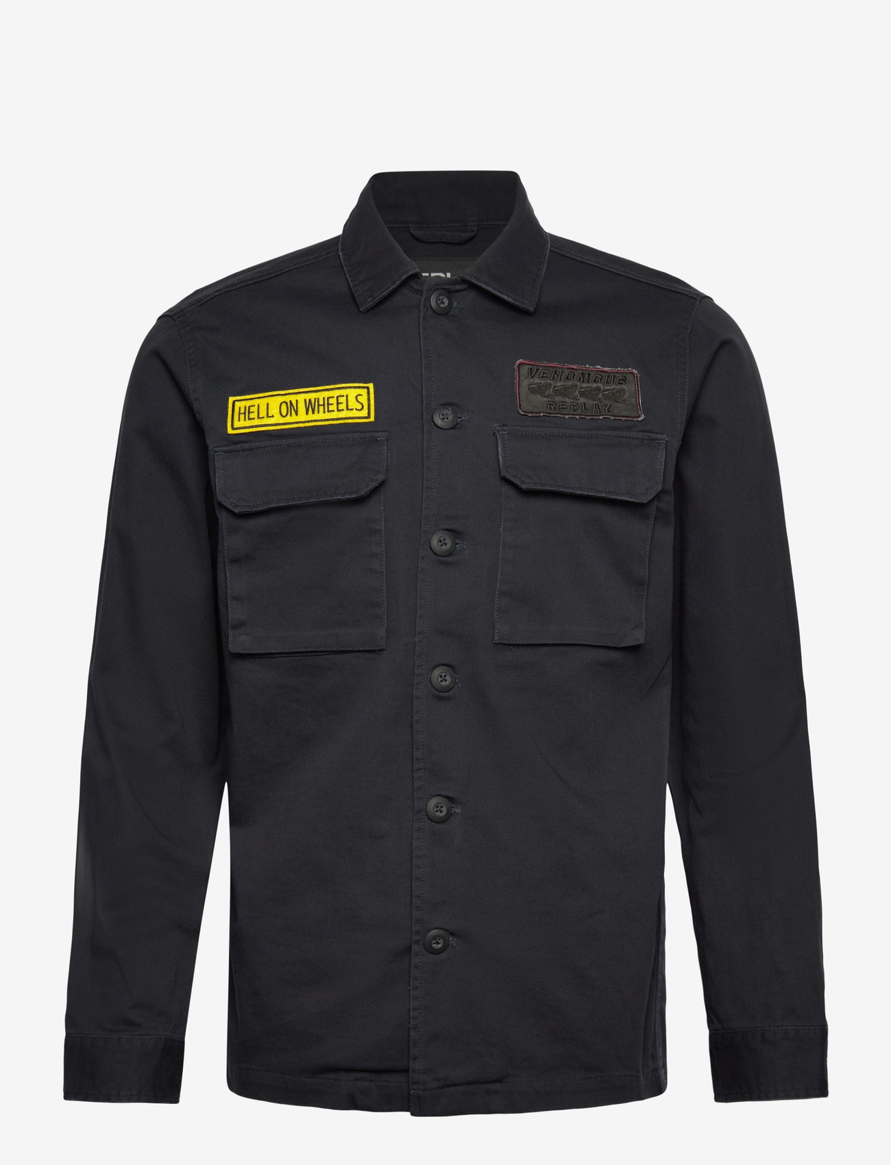 Replay - Jacket REGULAR - leichte jacken - black - 0