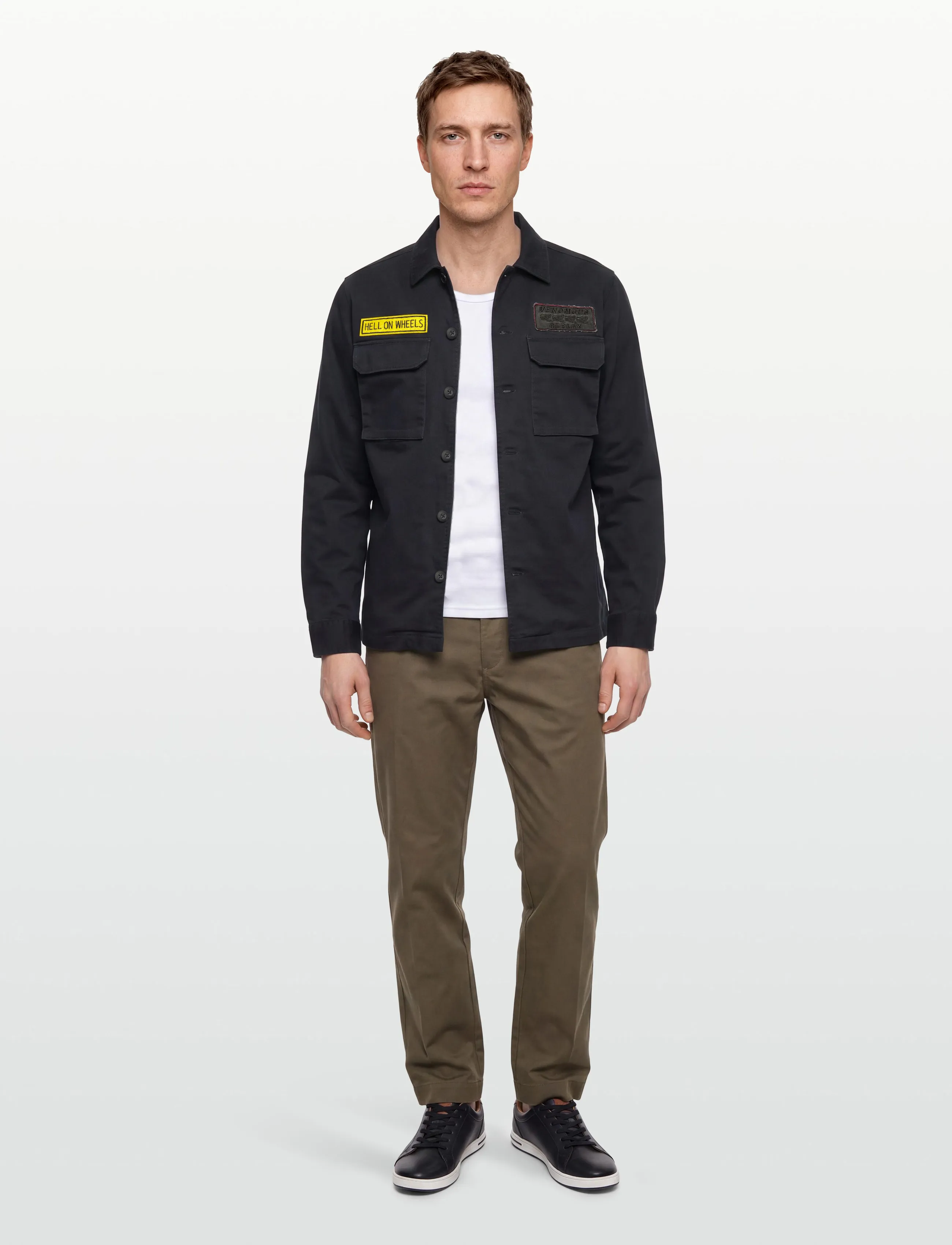 Replay Jacket Regular, L, Black, Jakker > Lette Jakker, Herre
