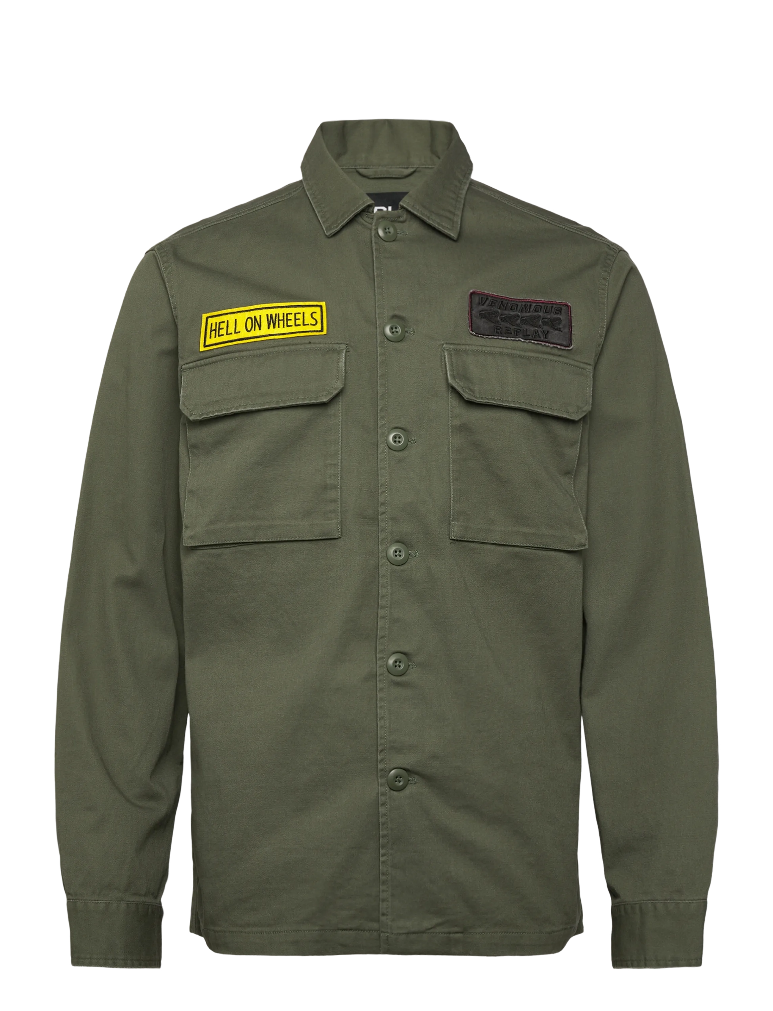 REPLAY Jacke Regular Grün - M - Herren