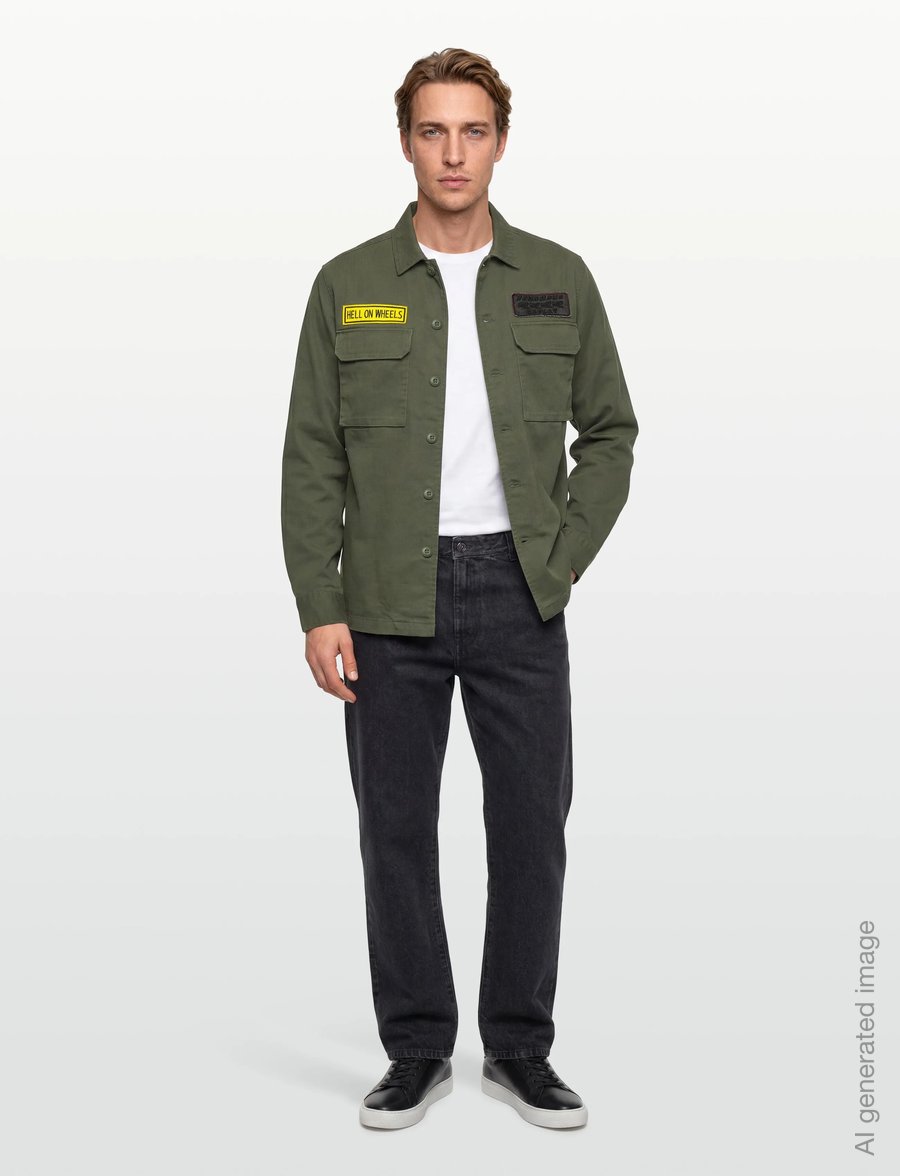 Replay - Jacket REGULAR - herbstjacken - khaki green - 0