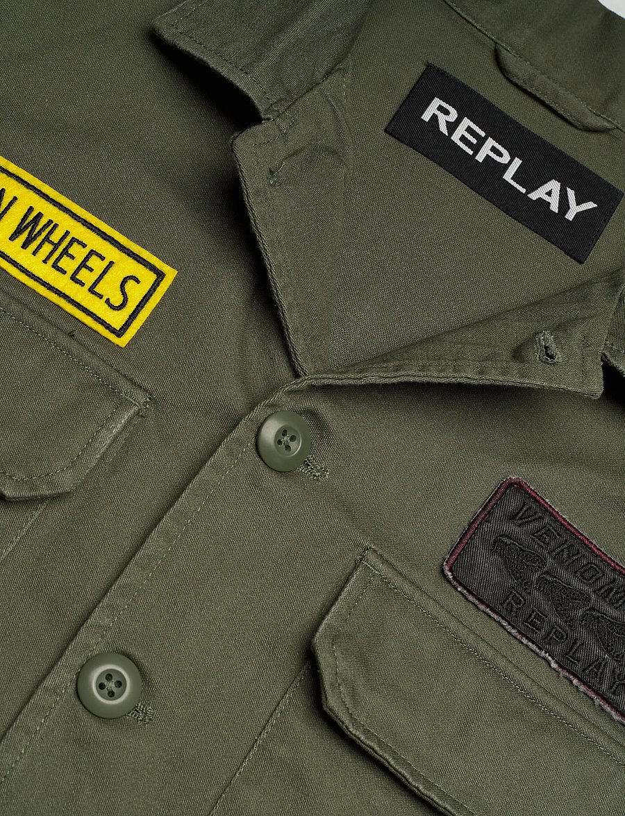 Replay - Jacket REGULAR - herbstjacken - khaki green - 5