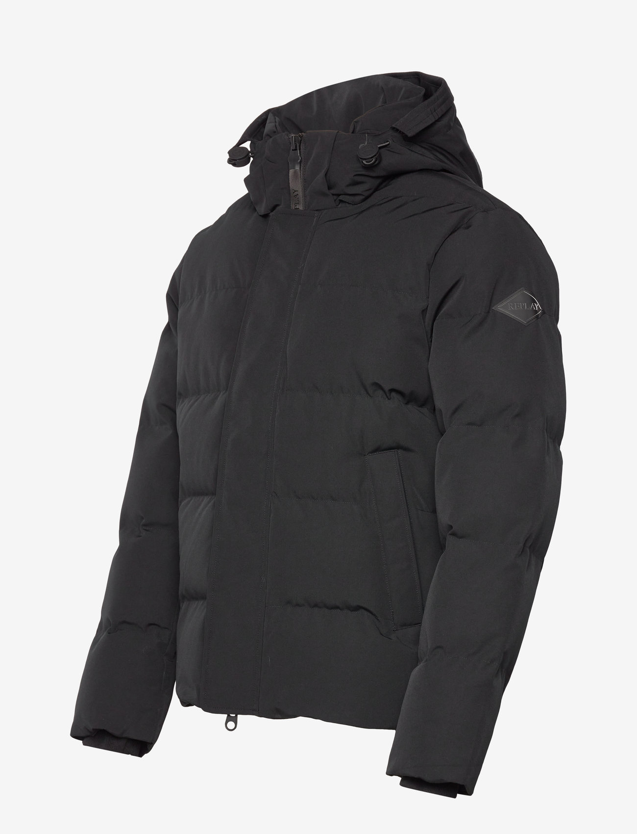 ジャケット・アウター RePlay eVent TECH HOODED JACKET MyRunway | Shop Replay Navy Blue Hooded Jacket for Men from