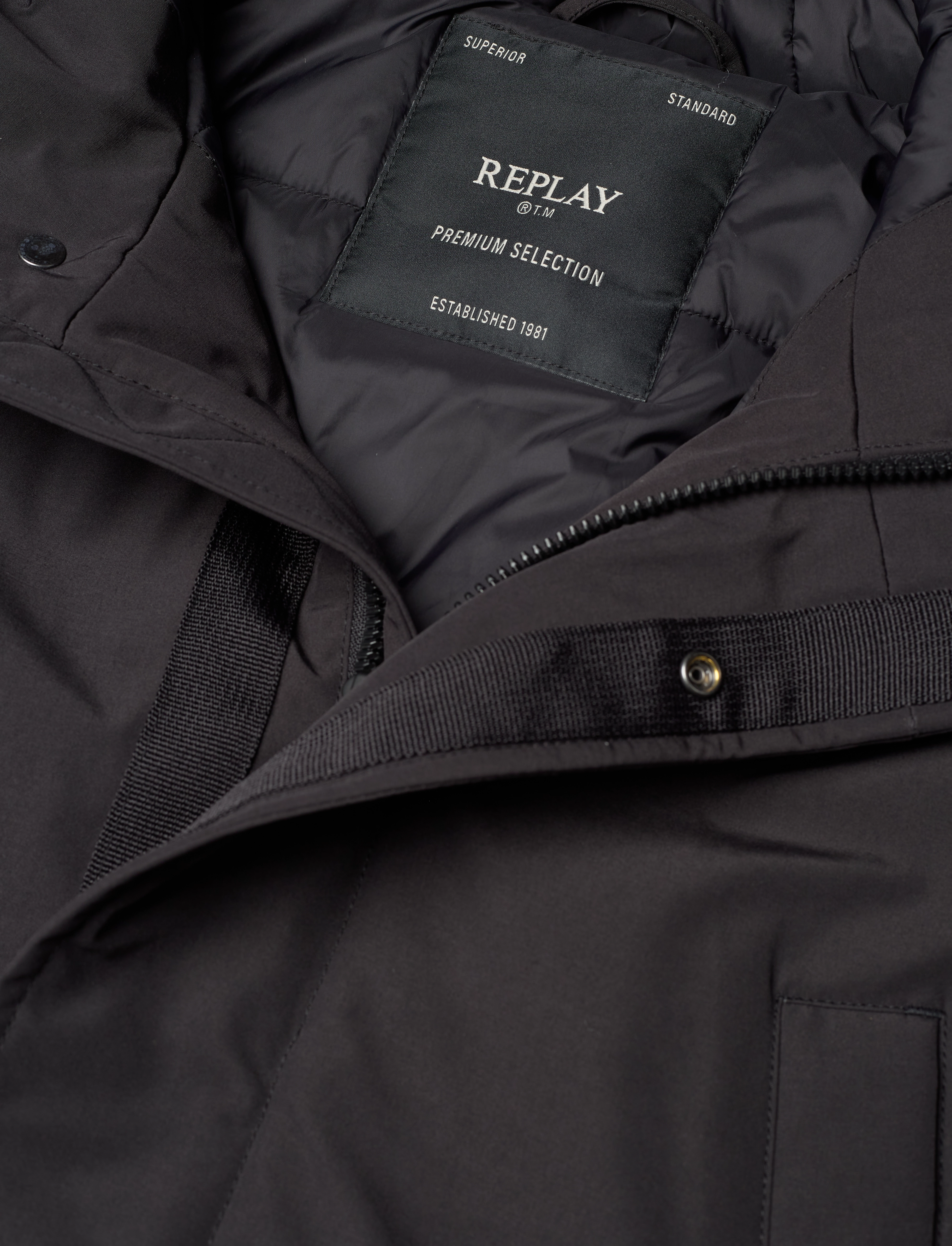 Replay - Jacket  PLANET POWERED - lyhyet takit - black - 4