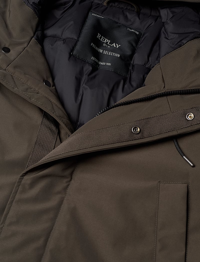 Replay - Jacket PLANET POWERED - parkas - green - 4