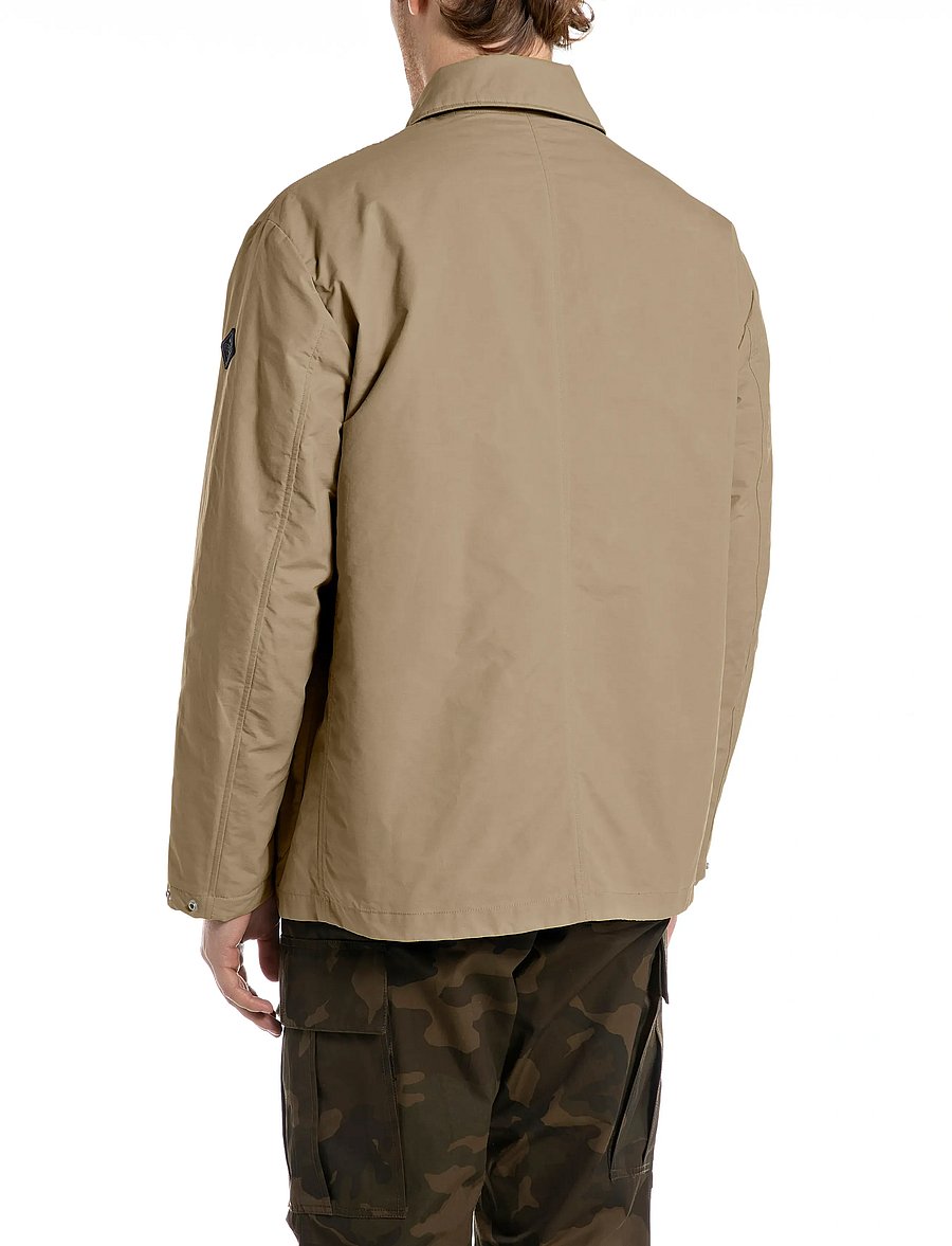 Replay - REGULAR SYNTHETIC COMPONENT Jacket - dunjackor - brown - 3