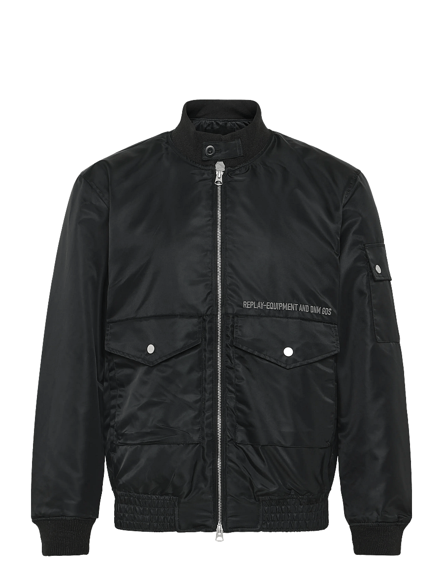 Replay - REGULAR Sustainable SYNTHETIC COMPONENT Jacket - forårsjakker - black - 1