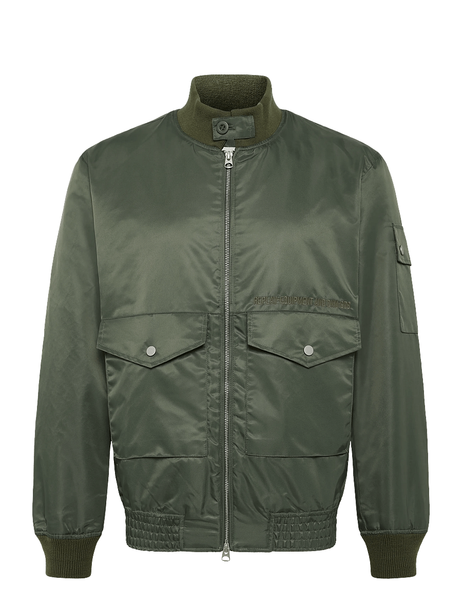 Replay - REGULAR Sustainable SYNTHETIC COMPONENT Jacket - forårsjakker - green - 1