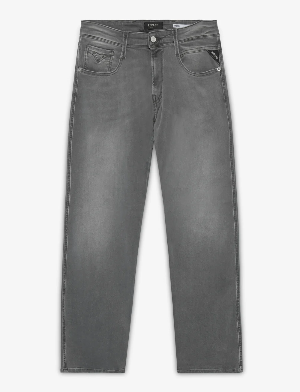 Replay - ANBASS Trousers SLIM C-Stretch - slim jeans - grey - 2