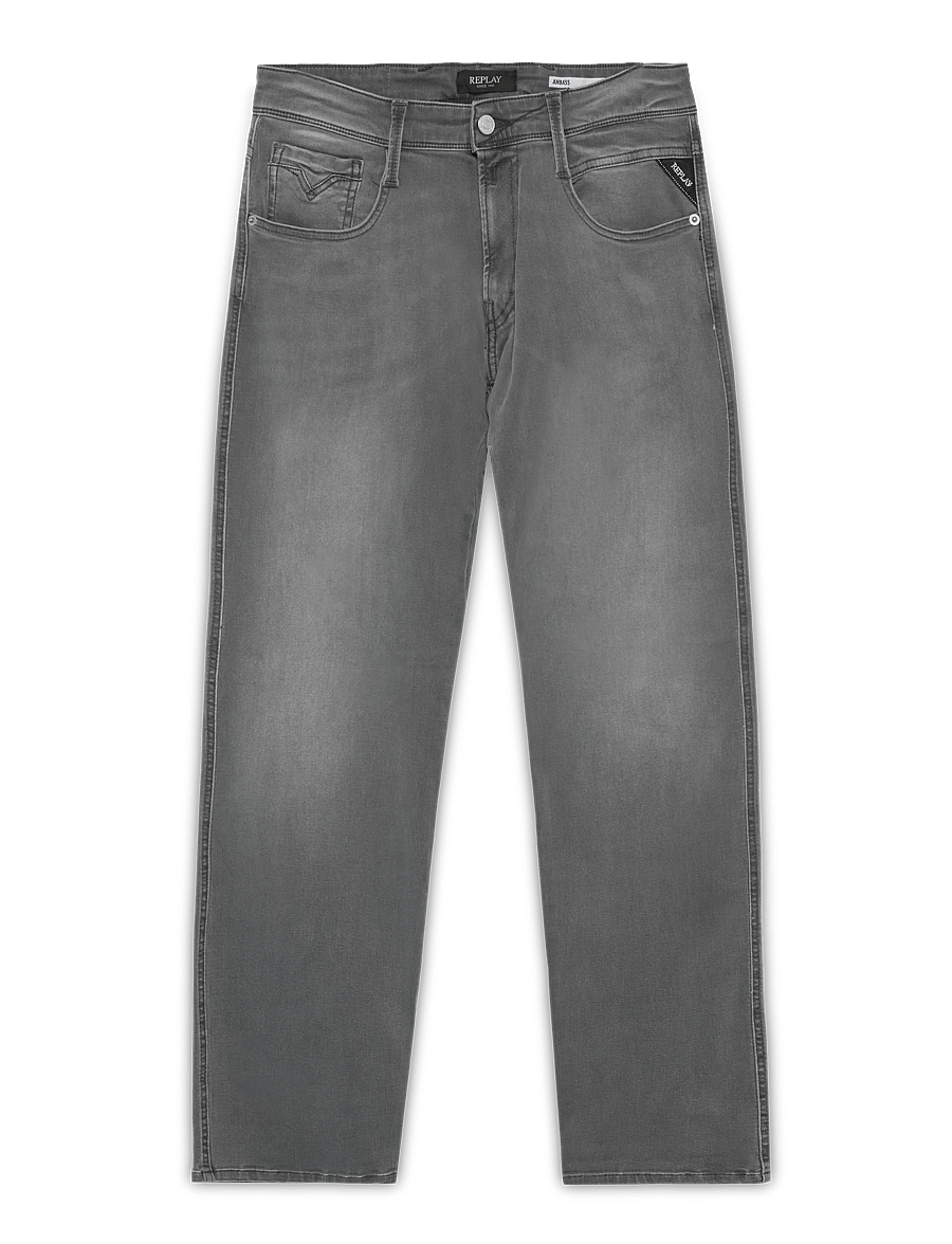 Replay - ANBASS Trousers SLIM C-Stretch - slim fit jeans - grey - 2