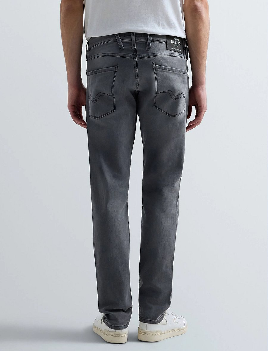 Replay - ANBASS Trousers SLIM C-Stretch - slim fit jeans - grey - 5