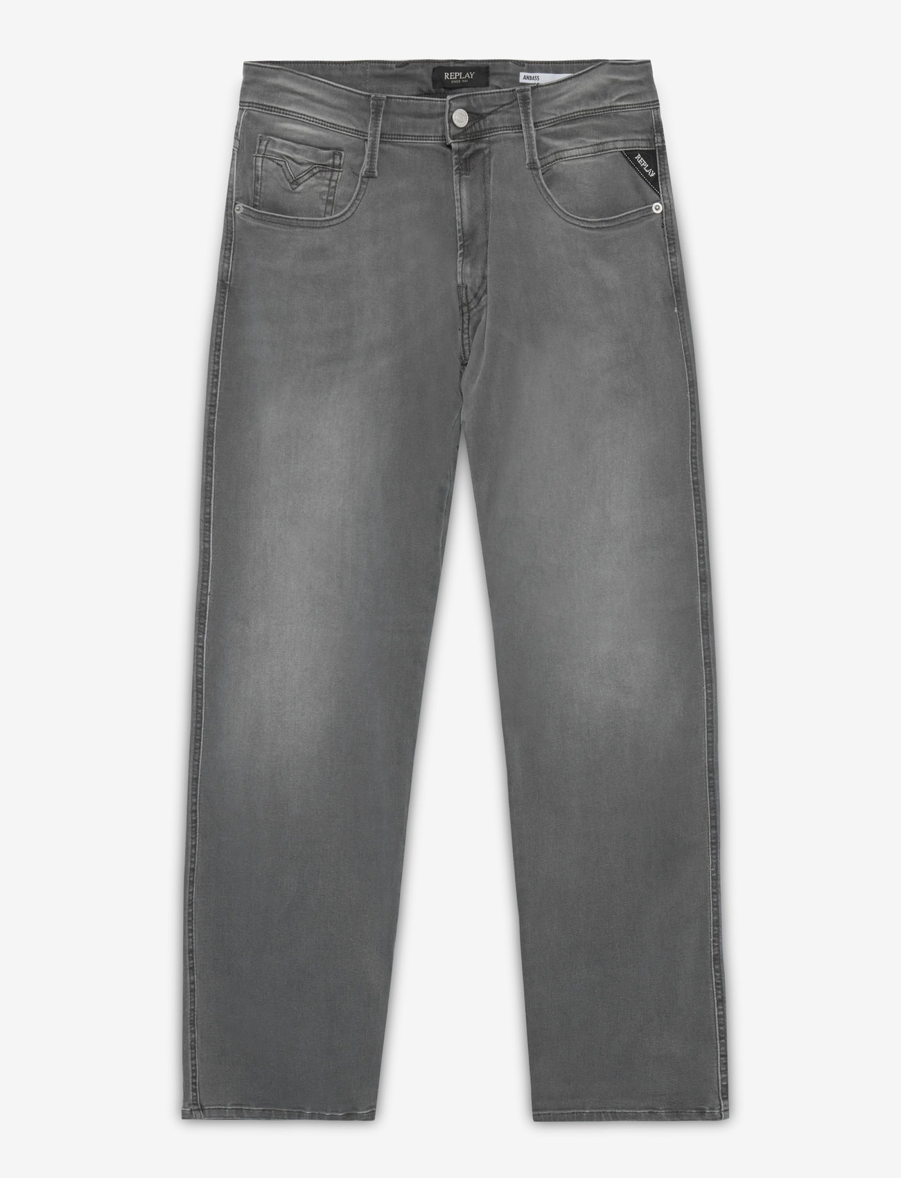 Replay - ANBASS Trousers SLIM C-Stretch - slim jeans - medium grey - 2