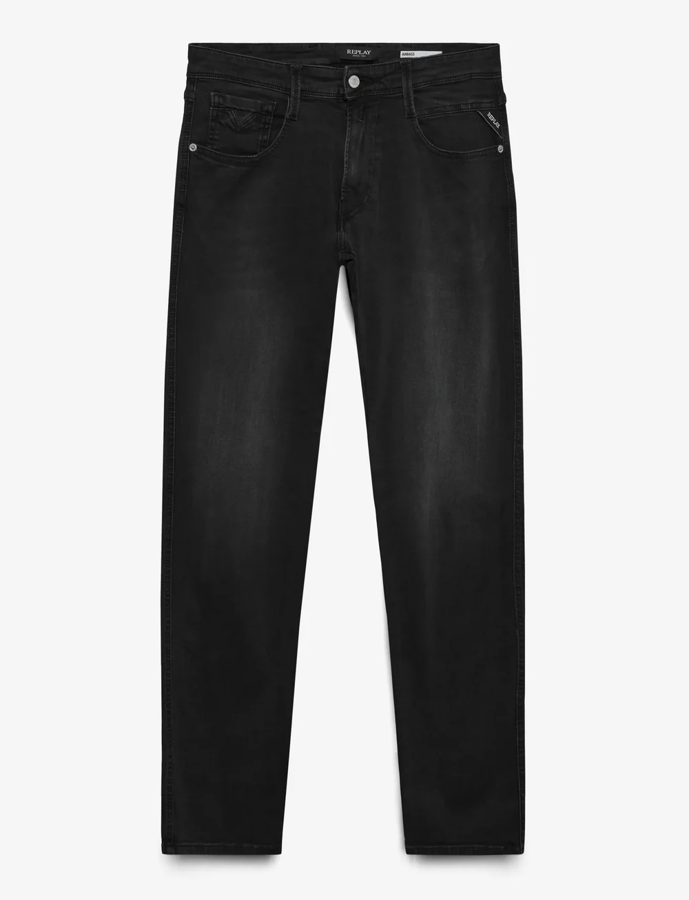 Replay - ANBASS Trousers SLIM C-Stretch - slim jeans - grey - 1