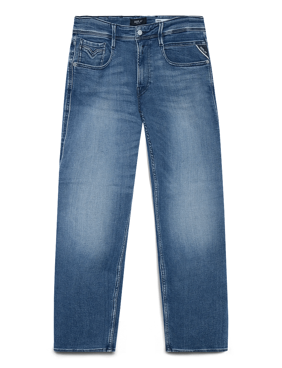 Replay - ANBASS Trousers SLIM C-Stretch - slim fit jeans - blue - 1