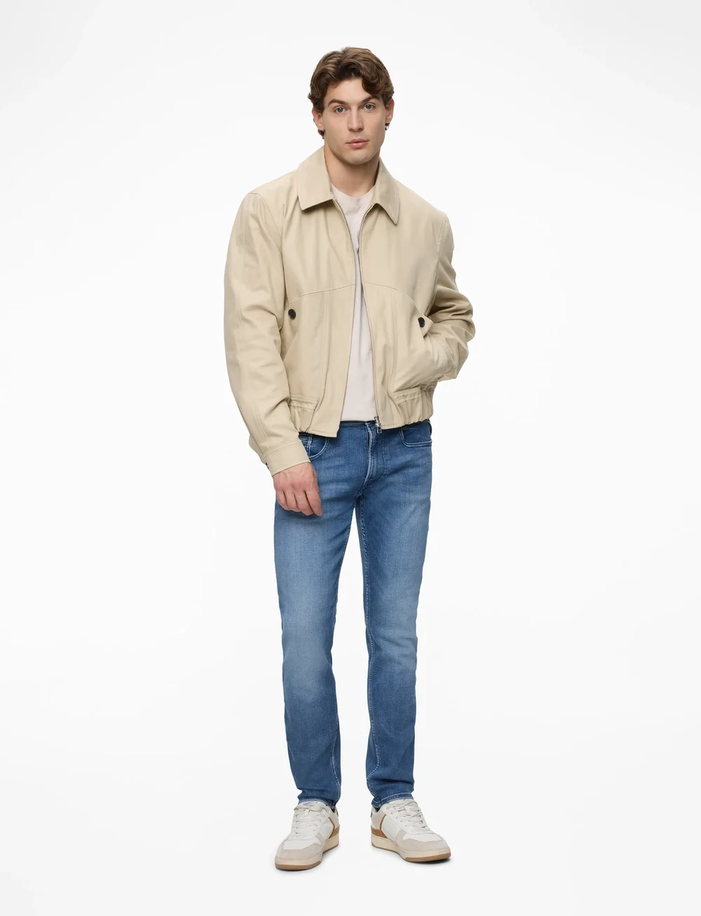 Replay - ANBASS Trousers SLIM C-Stretch - slim jeans - blue - 2